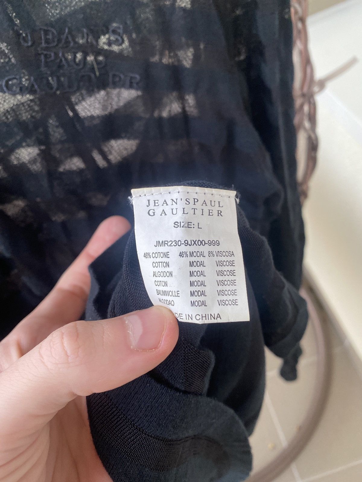 Jean Paul Gaultier Luxury jean paul gaultier transparent with logo on chest Size L / US 10 / IT 46 - 4 Thumbnail