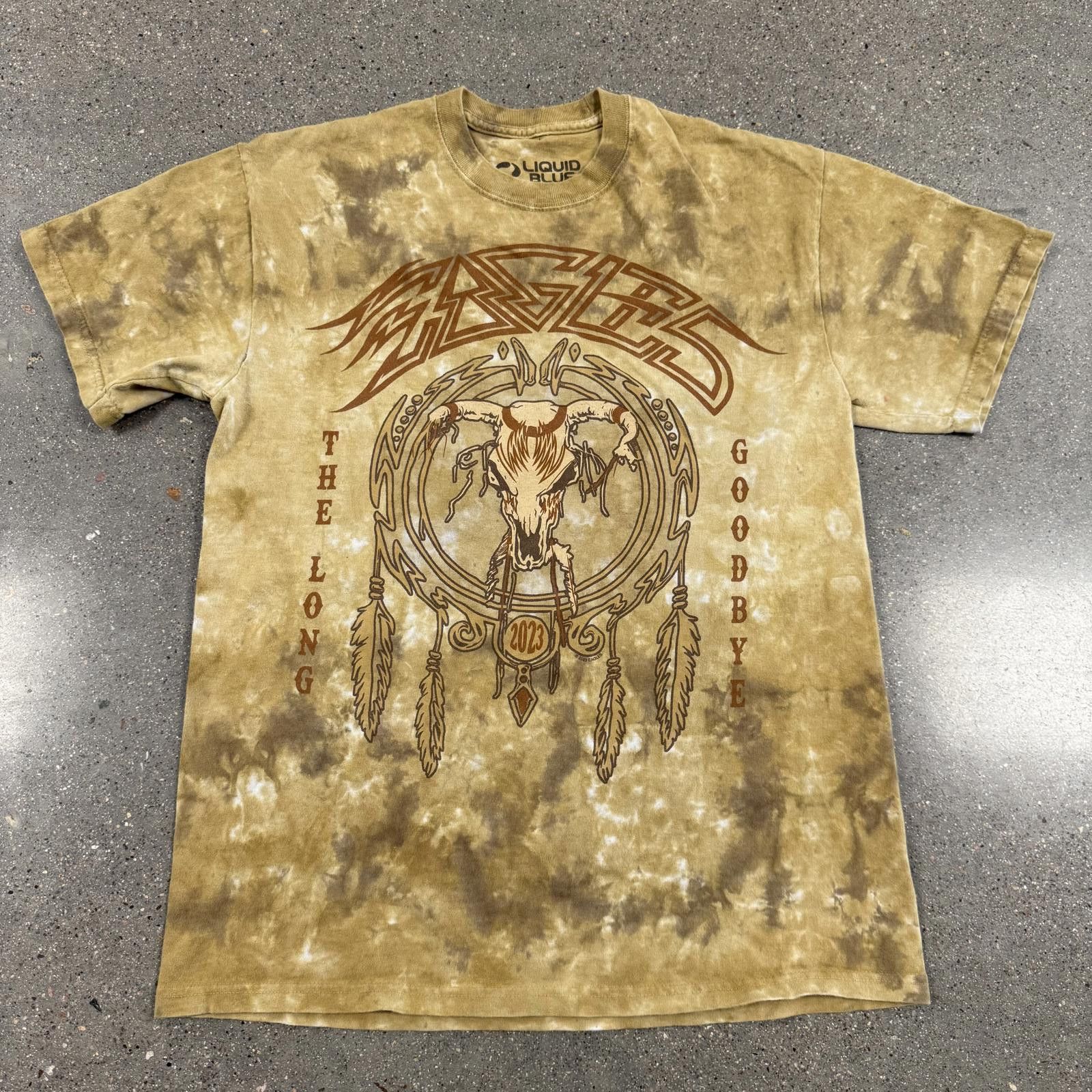 Liquid Blue Eagles Long Goodbye 2023 Tour Merch T-Shirt Tie-Dye M Size US M / EU 48-50 / 2 - 1 Thumbnail