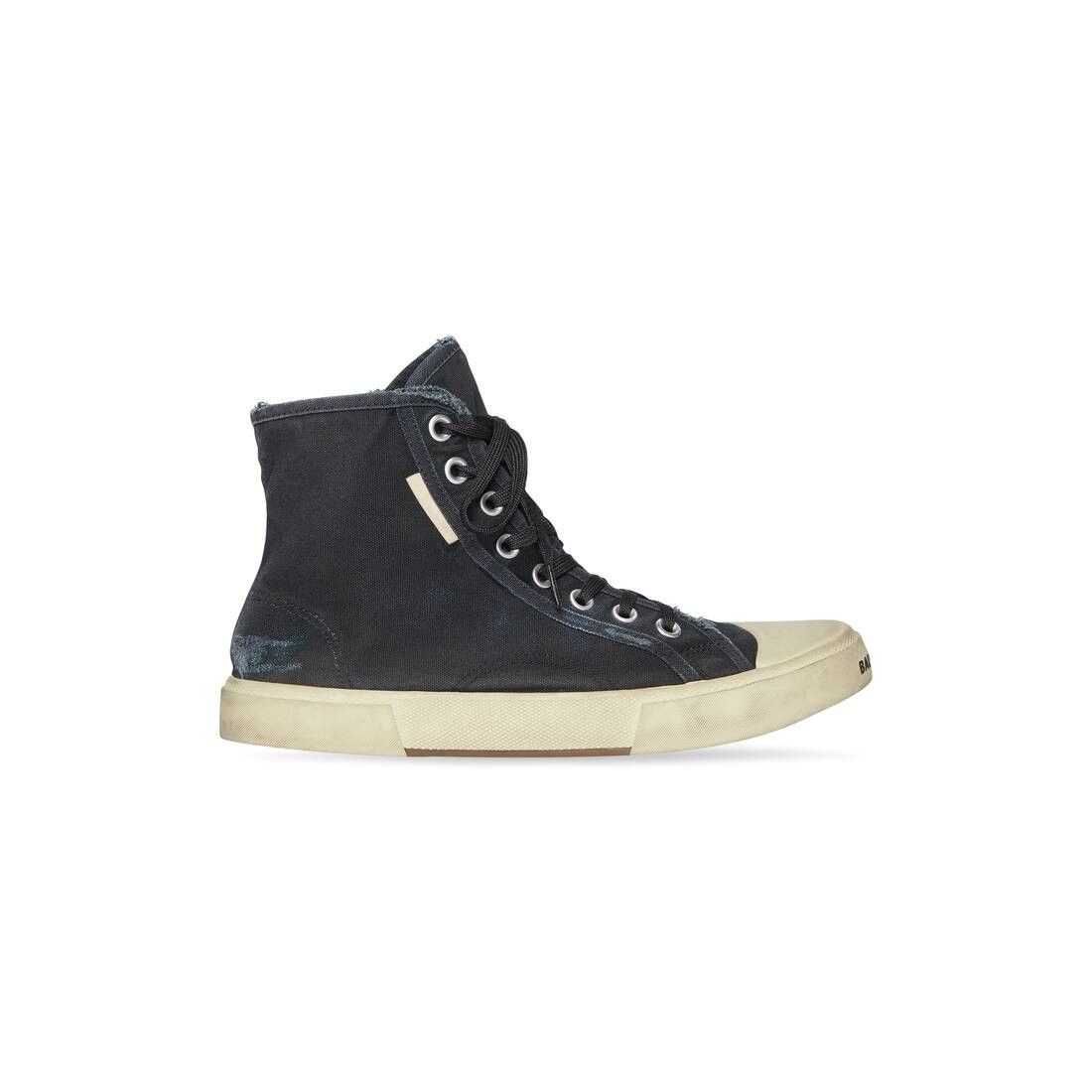 Balenciaga o1tr1nto0625 Paris High Top Sneakers in Black Size US 9 / IT 39 - 1 Thumbnail
