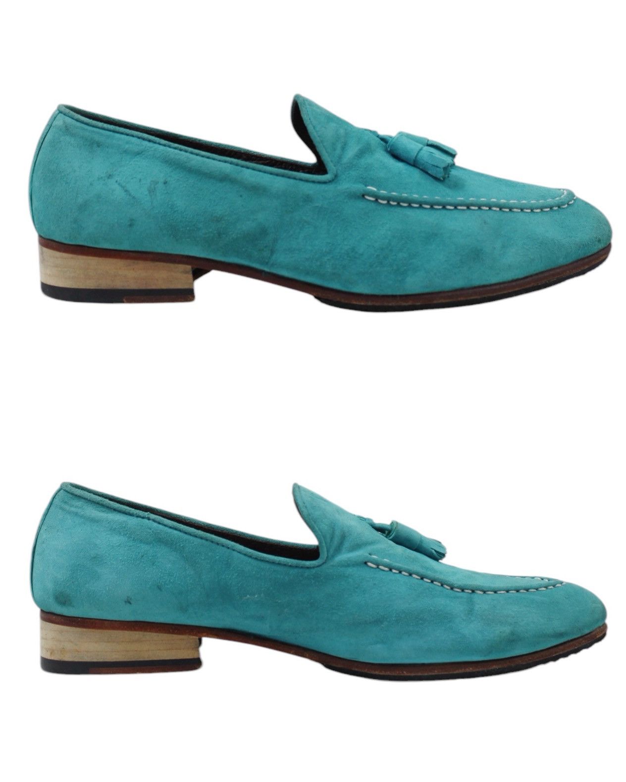 Japanese Brand × Leather × Vintage 2000S SHOES BY LAUNCHING M TASSEL LOAFER Size US 8.5 / EU 41-42 - 3 Thumbnail