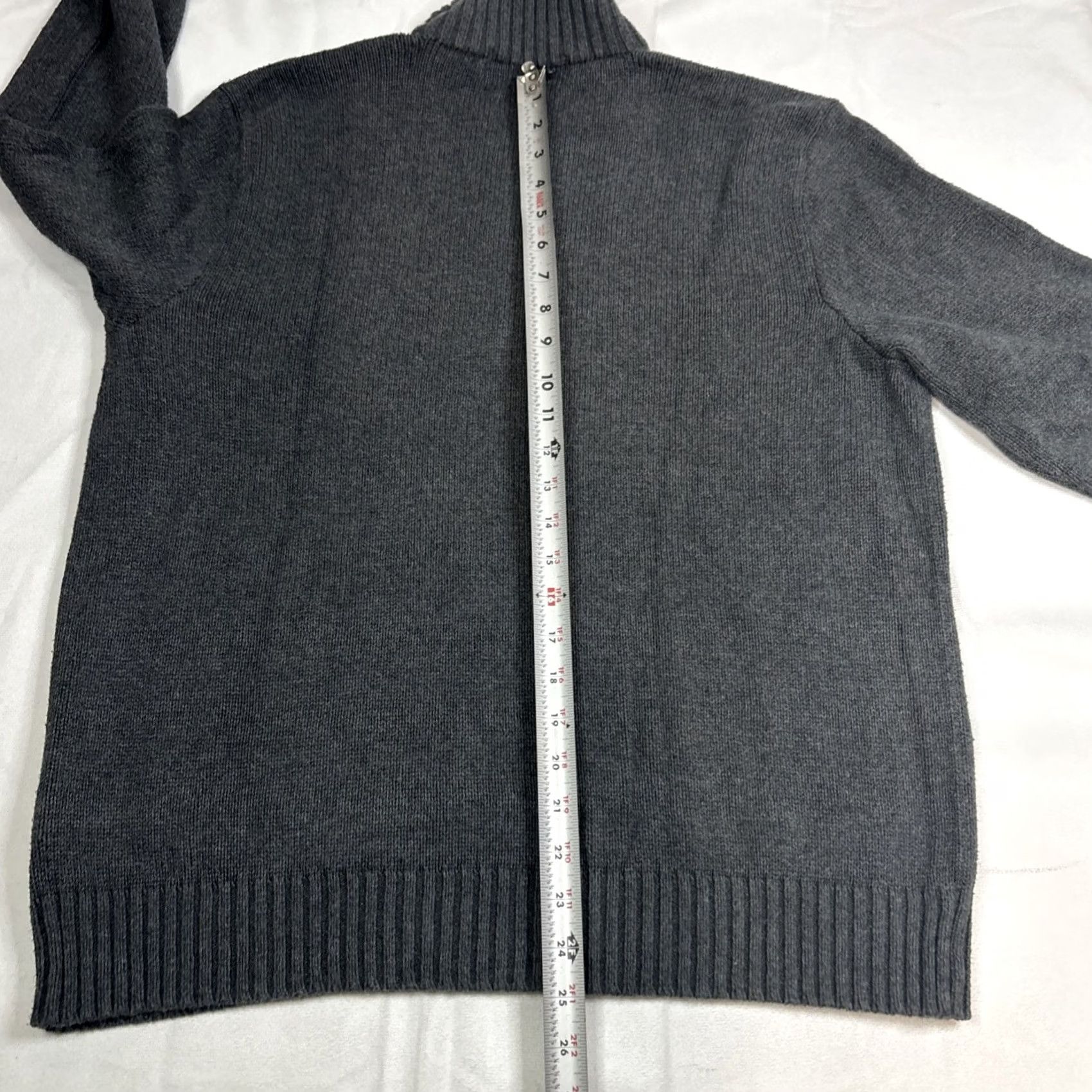 Ralph Lauren Ralph Lauren Polo 1/4 Zip Sweater Men XL Gray Pima Cotton Regular Size Size US XL / EU 56 / 4 - 6 Thumbnail