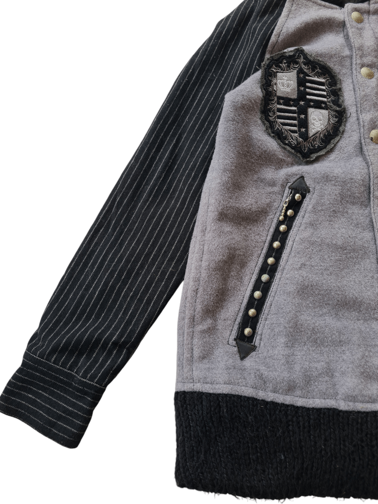 Japanese Brand × Vintage Vintage Wool Jacket Aigon Quins Size US S / EU 44-46 / 1 - 6 Thumbnail