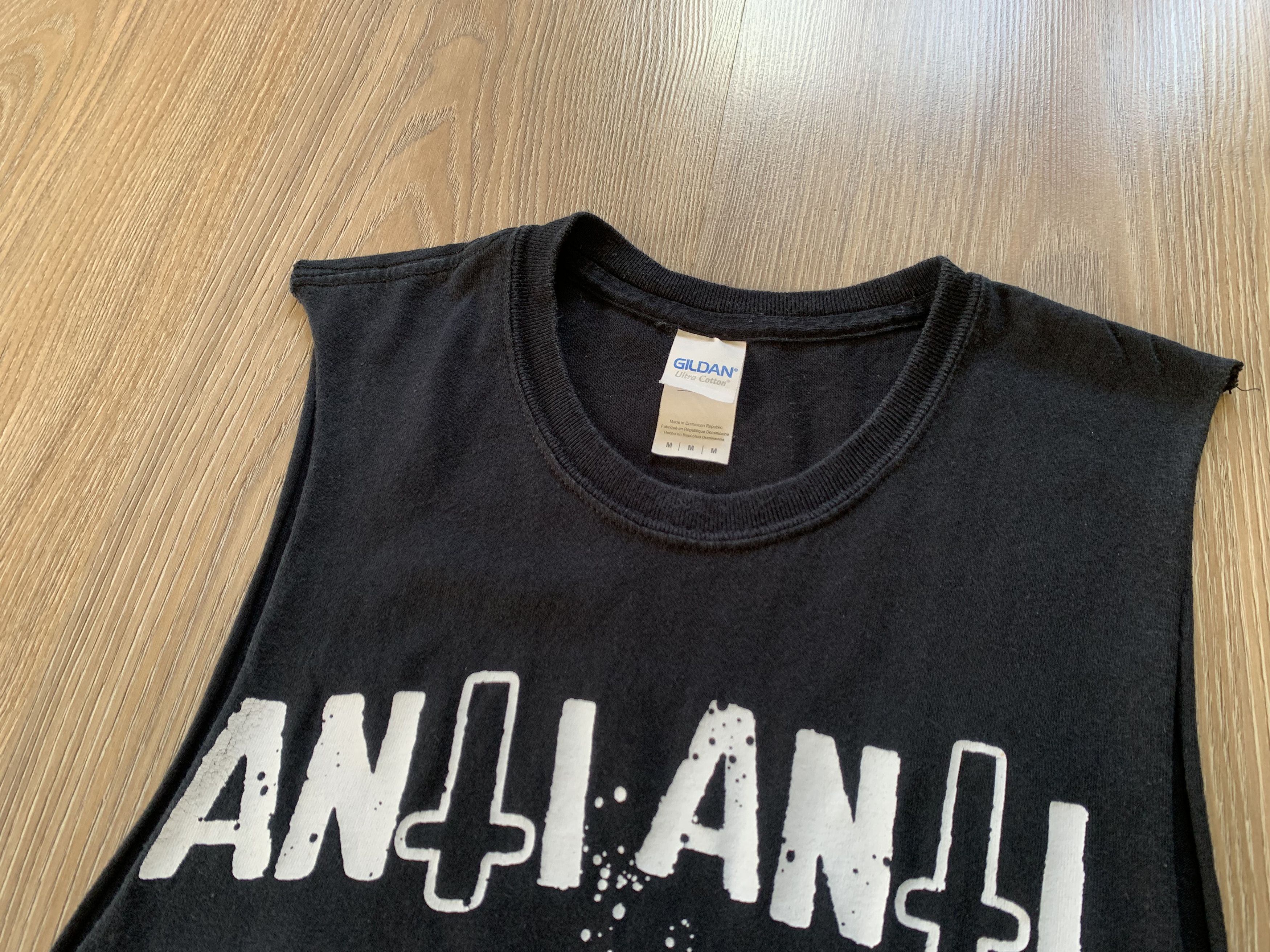 Band Tees Gildan Anti Anti Anti Thrashpunk Sleeveless T-Shirt Size US M / EU 48-50 / 2 - 4 Thumbnail