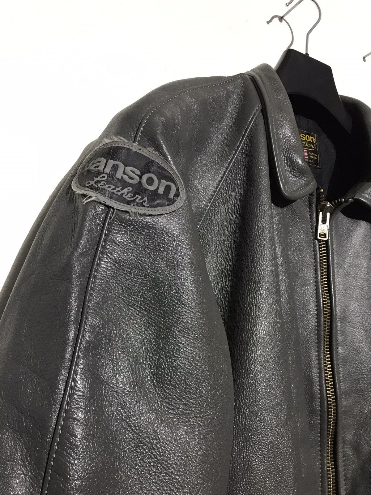 Vanson Leathers VANSON STADIUM JACKET 54 Size US L / EU 52-54 / 3 - 4 Thumbnail