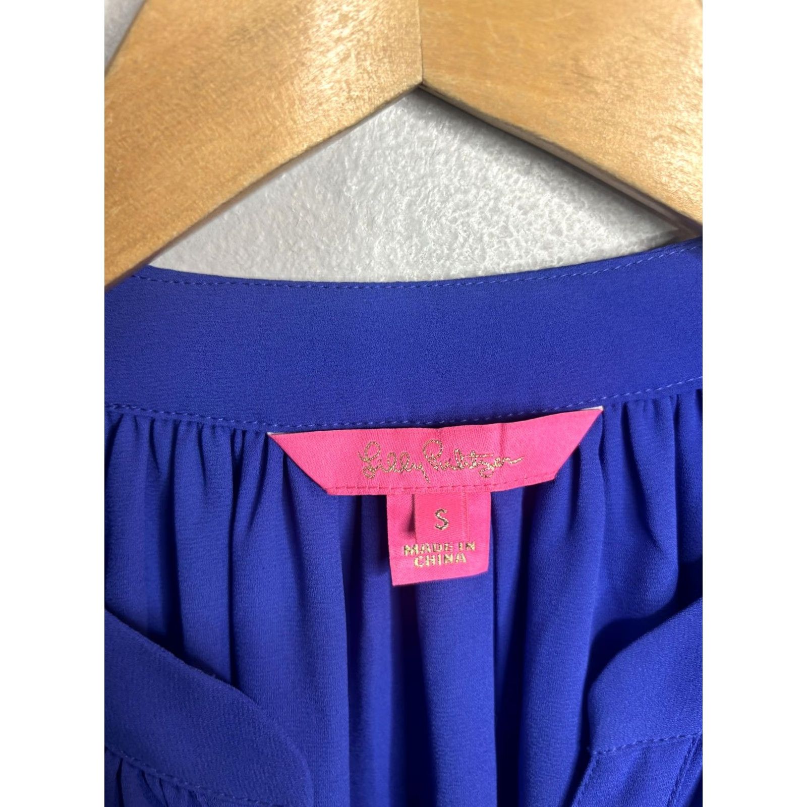 Lilly Pulitzer Lilly Pulitzer Shirt Womens Small Blue Button Front Long Sleeve Blouse Top Size S / US 4 / IT 40 - 4 Thumbnail