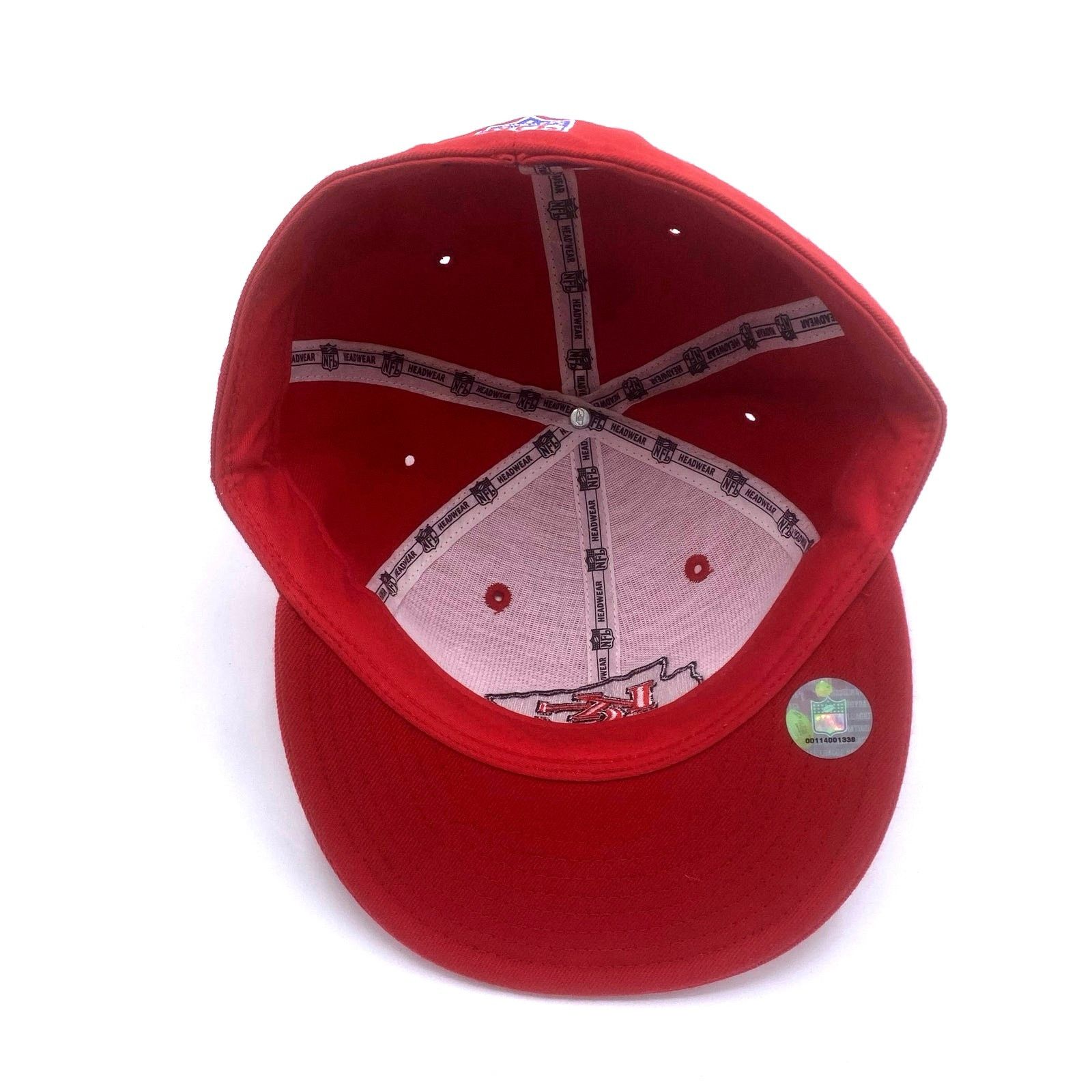 Reebok Vtg Reebok x NFL KC Chiefs Fitted Hat 7 5/8 NWT Y2K Deadstoc Size ONE SIZE - 7 Thumbnail