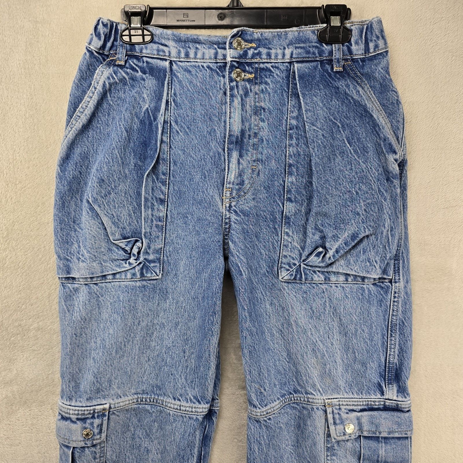 Free People Free People Jeans 26 (Fits 30x28) Marx Slouchy Cargo Size 26" / US 2 / IT 38 - 2 Thumbnail