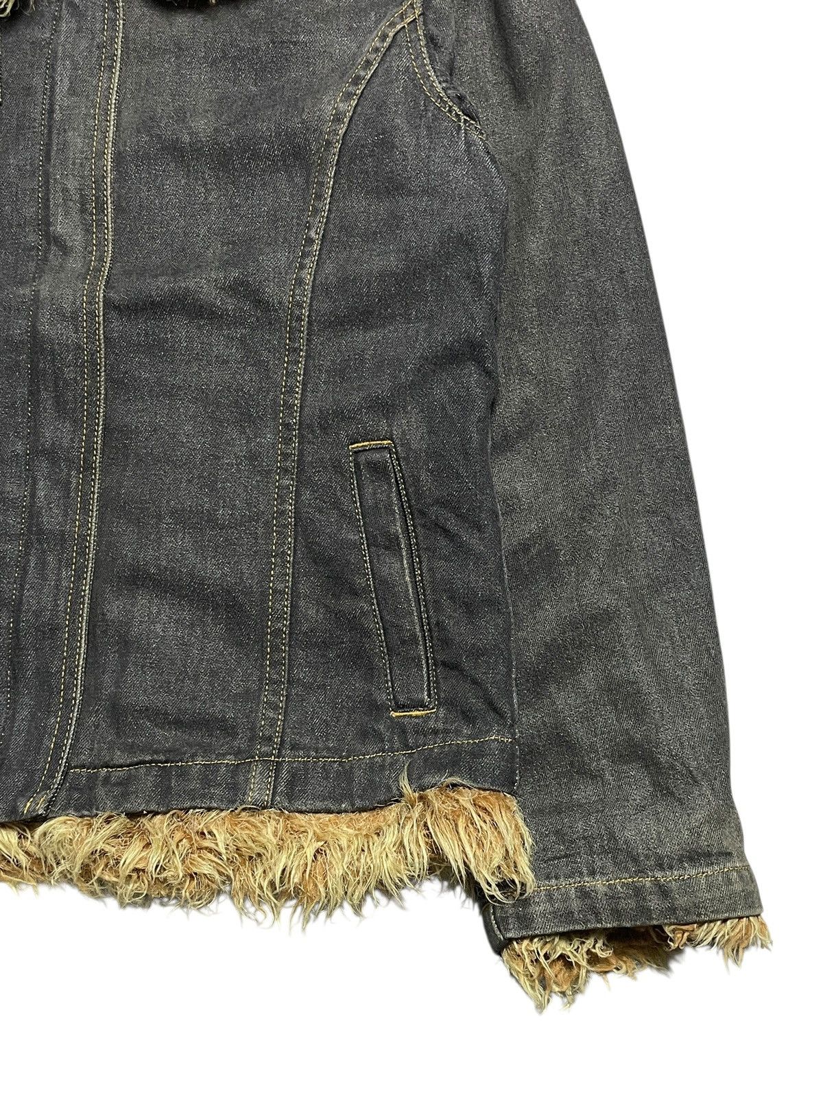 14th Addiction 2000’s El.Road - Vkei Style Trim Fur Jacket Size US M / EU 48-50 / 2 - 4 Thumbnail