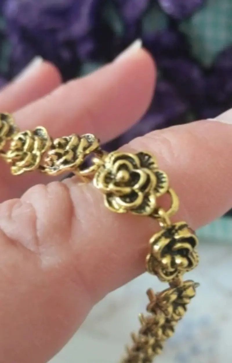 Japanese Brand 18cm Y2K Rose Bracelet Size ONE SIZE - 3 Thumbnail