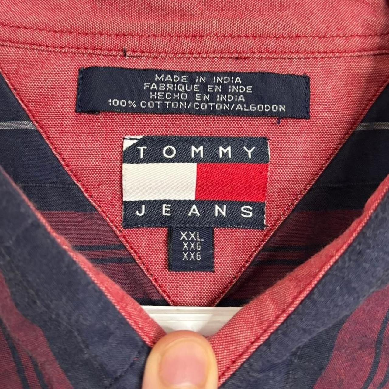 Tommy Hilfiger Vintage Y2K Tommy Hilfiger Plaid Navy Button-Up Shirt Size US XXL / EU 58 / 5 - 4 Thumbnail