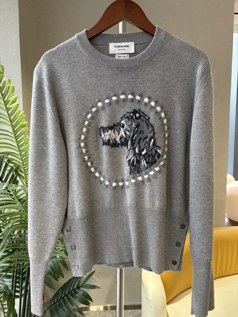 Thom Browne Thom Browne Round collar sweater Size US S / EU 44-46 / 1 - 1 Thumbnail