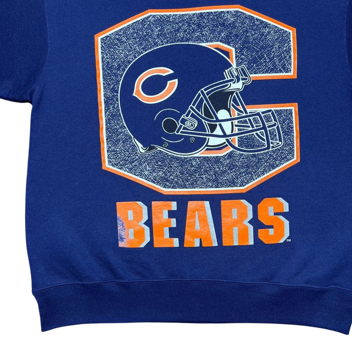 NFL Vintage 1990s NFL Chicago Bears Helmet Spell Out Sweatshirt Size US L / EU 52-54 / 3 - 9 Thumbnail