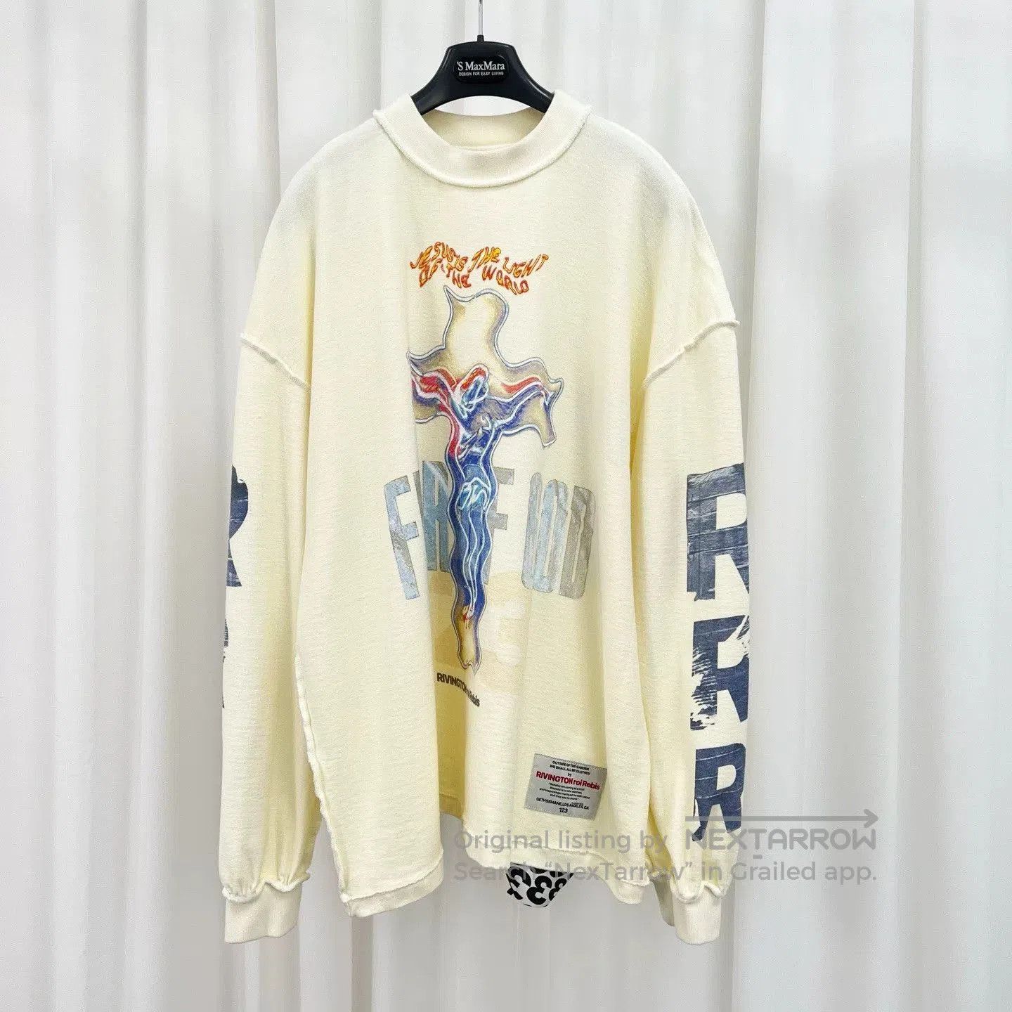 Fear of God × RRR-123 Rrr123 Fear Of God Revival Hoodie Ivory