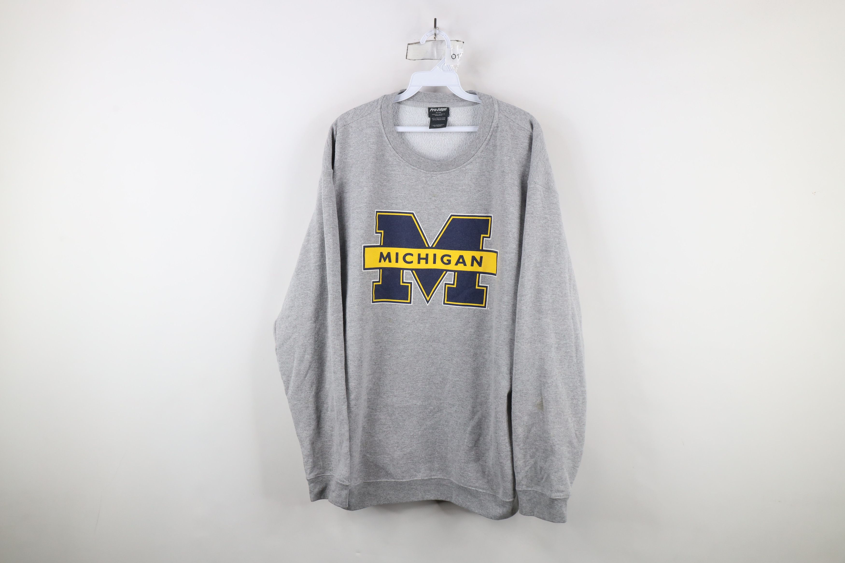 Vintage Vintage Block M University of Michigan Crewneck Sweatshirt Size US XL / EU 56 / 4 - 1 Thumbnail