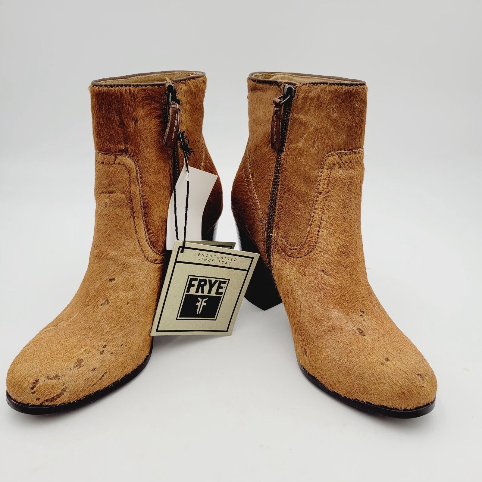 Frye FRYE Women's Parker Short Boots Cognac Size 9.5 Medium (M) Size US 9.5 / IT 39.5 - 13 Thumbnail