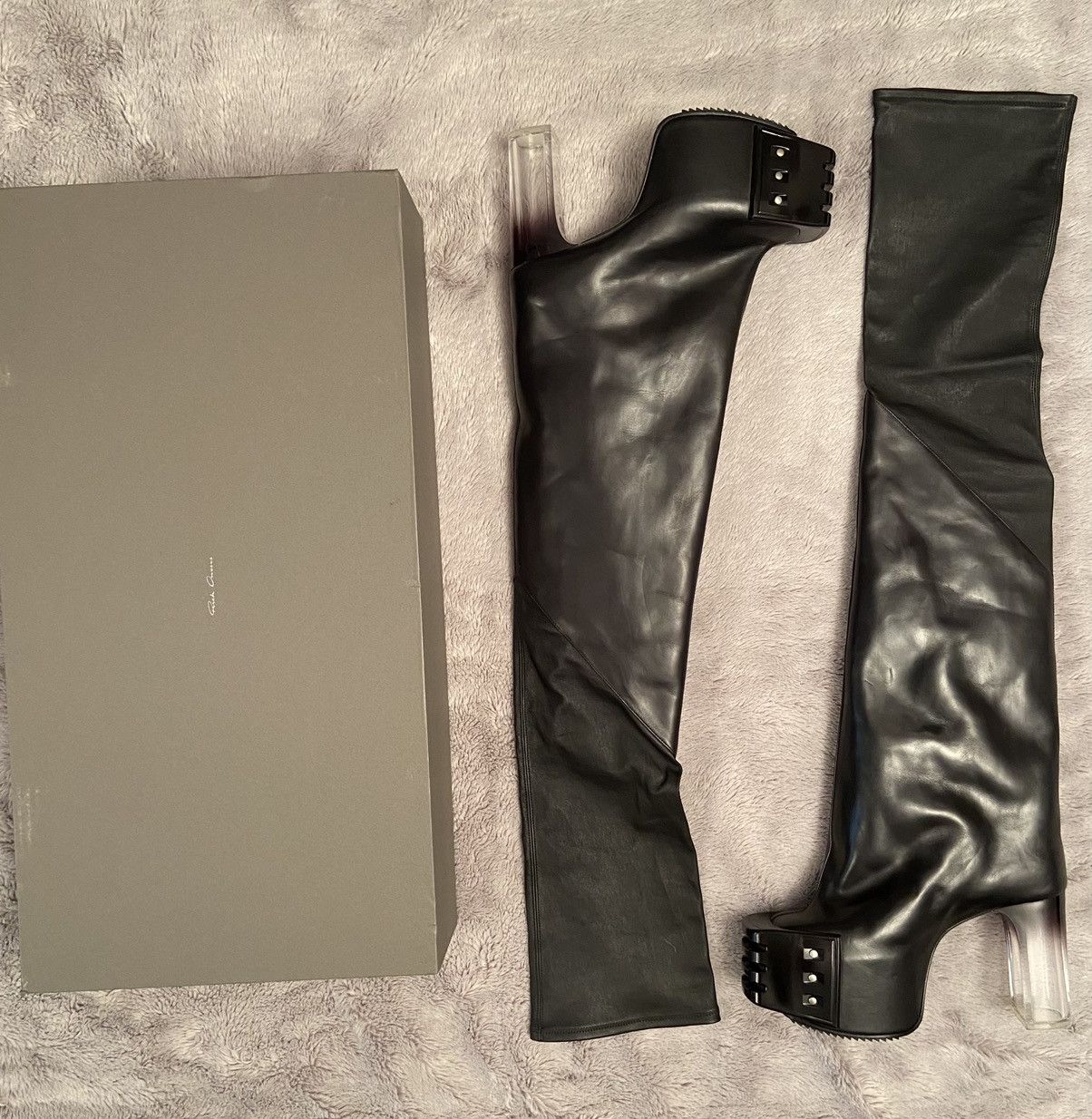 Rick Owens Rick Owens kiss Oblique Platform Legrde Size US 9 / EU 42 - 4 Thumbnail