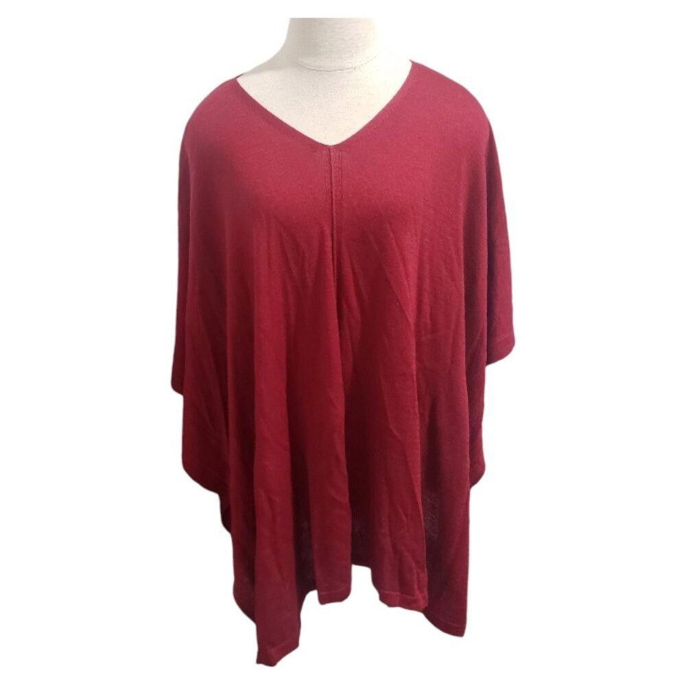 Designer CT1922 J. Jill Red One Size Tunic Size ONE SIZE - 1 Thumbnail