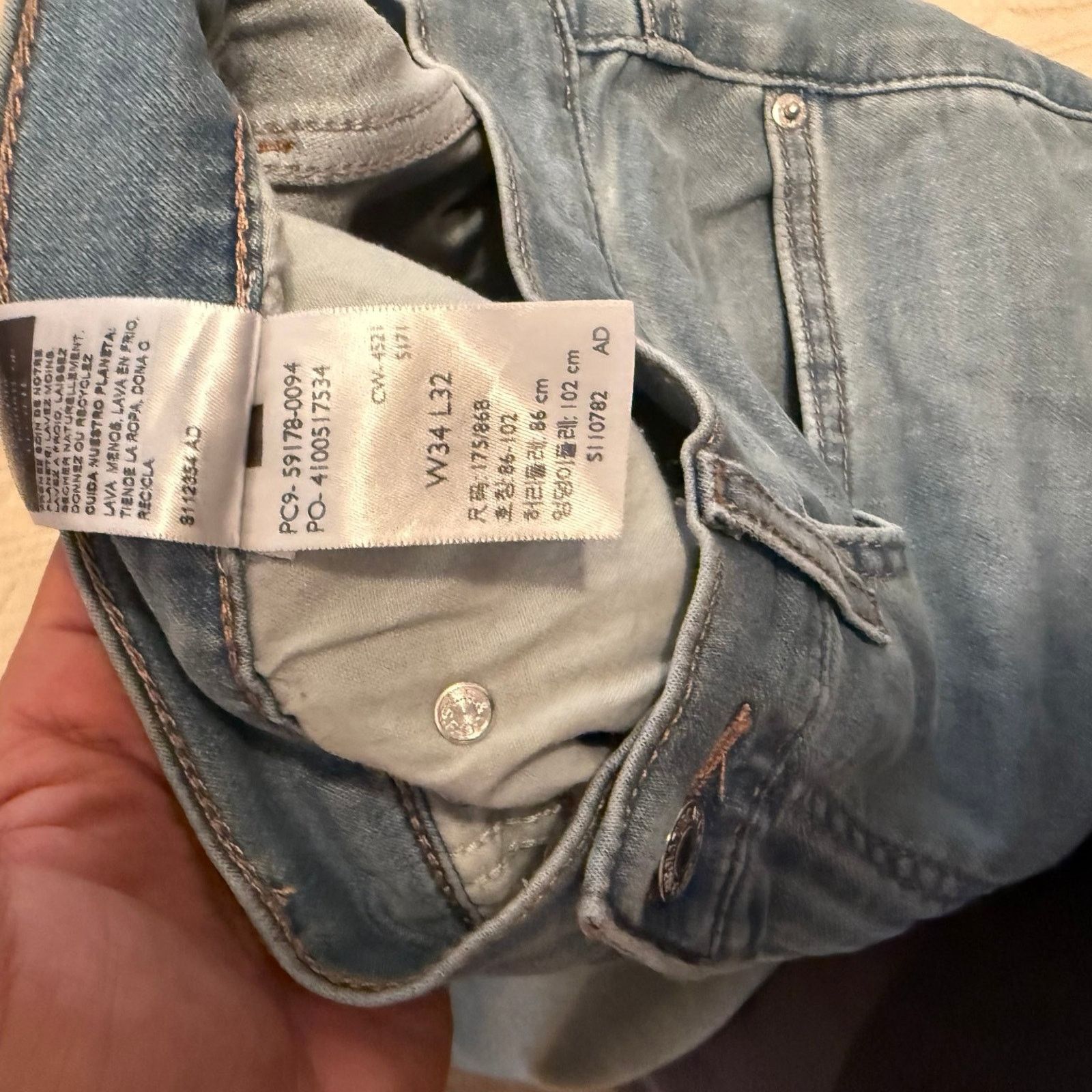 Levi's Signature Levi Strauss Men Jeans Light Wash Denim Slim 34x32 Size US 34 / EU 50 - 8 Thumbnail