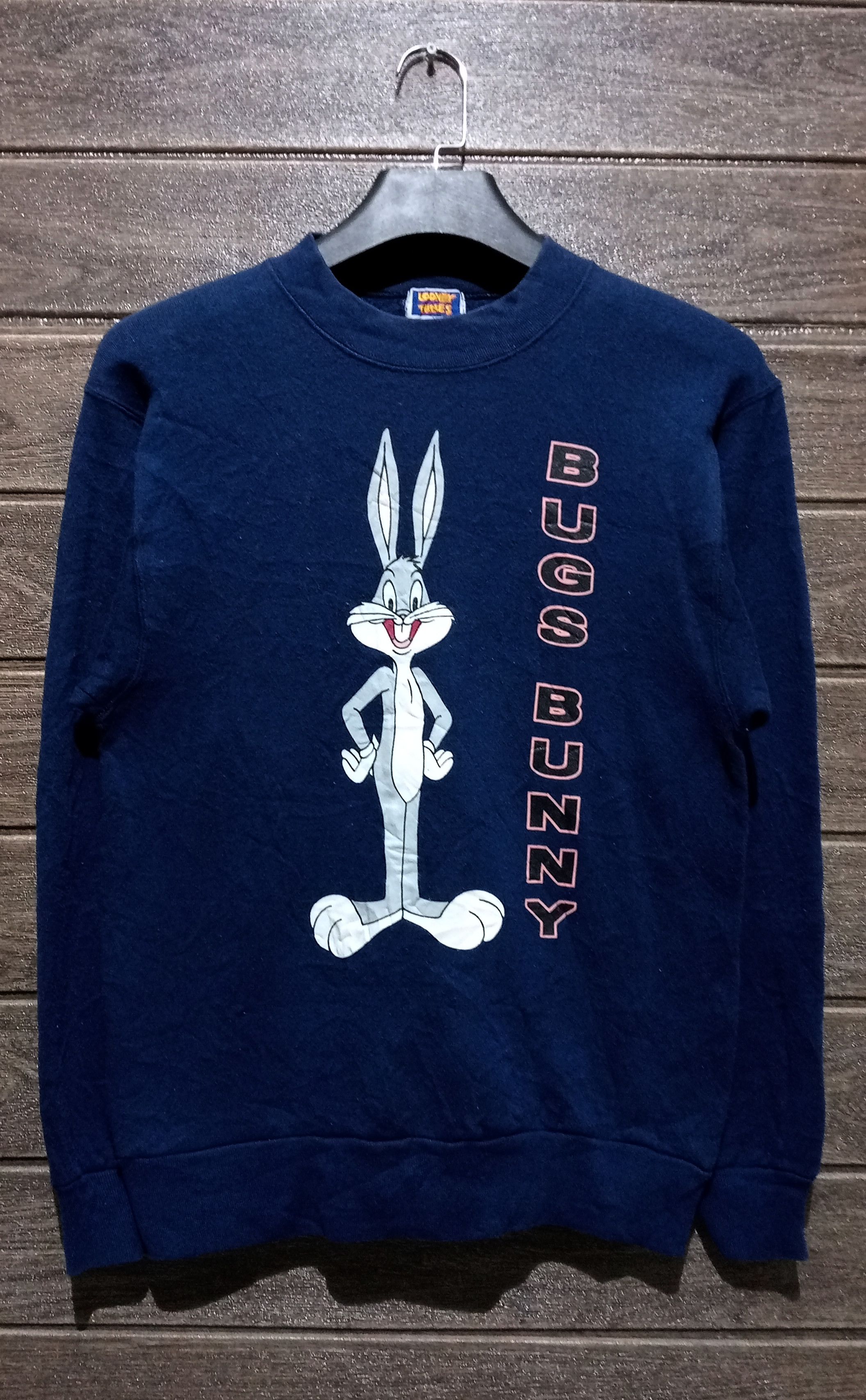 Vintage VTG 1992 Looney Tunes Bugs Bunny Crewneck Sweatshirts USA Size US M / EU 48-50 / 2 - 1 Thumbnail