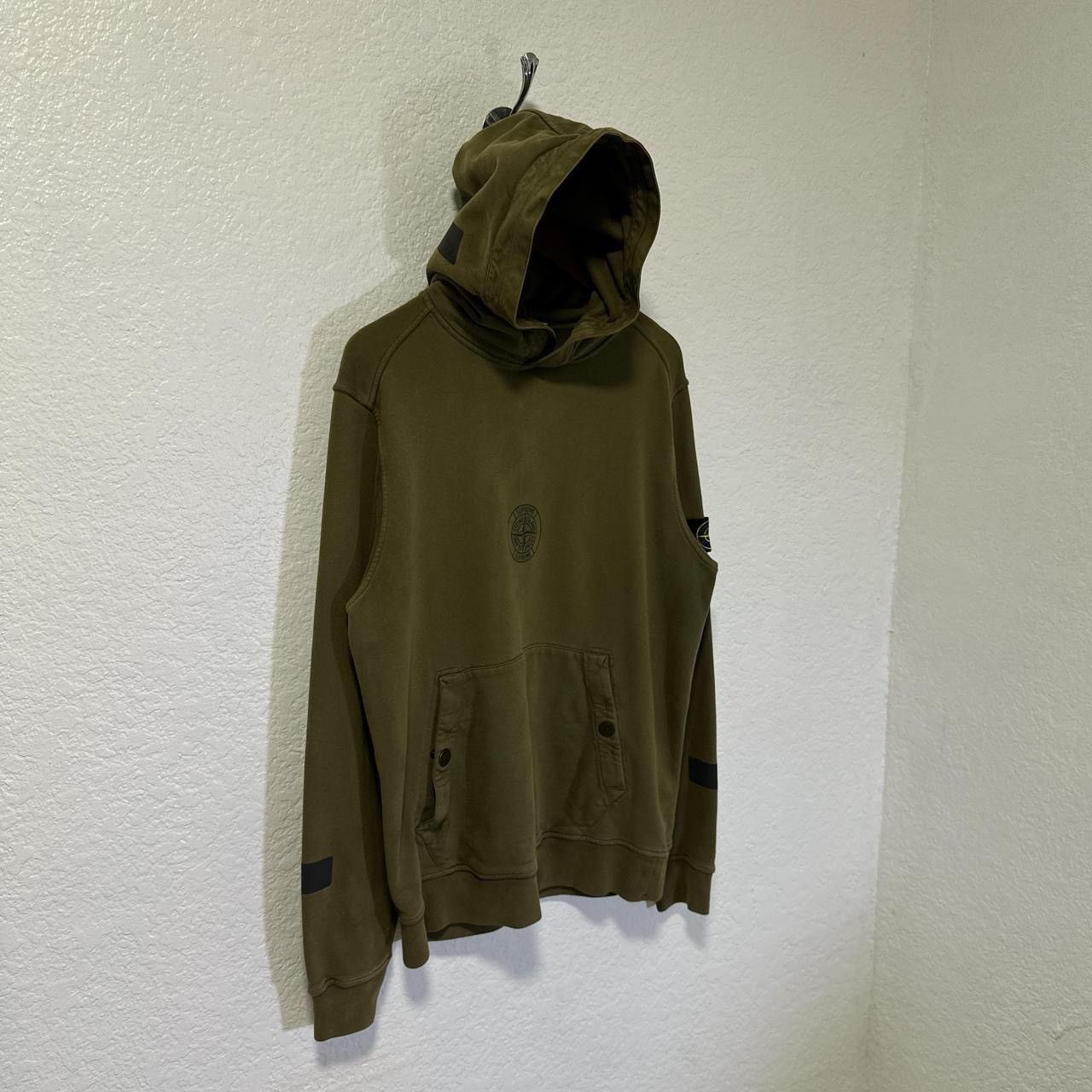Stone Island Streetwear Supreme Stone Island Supreme SS19 Olive Green Hoodie Grailed