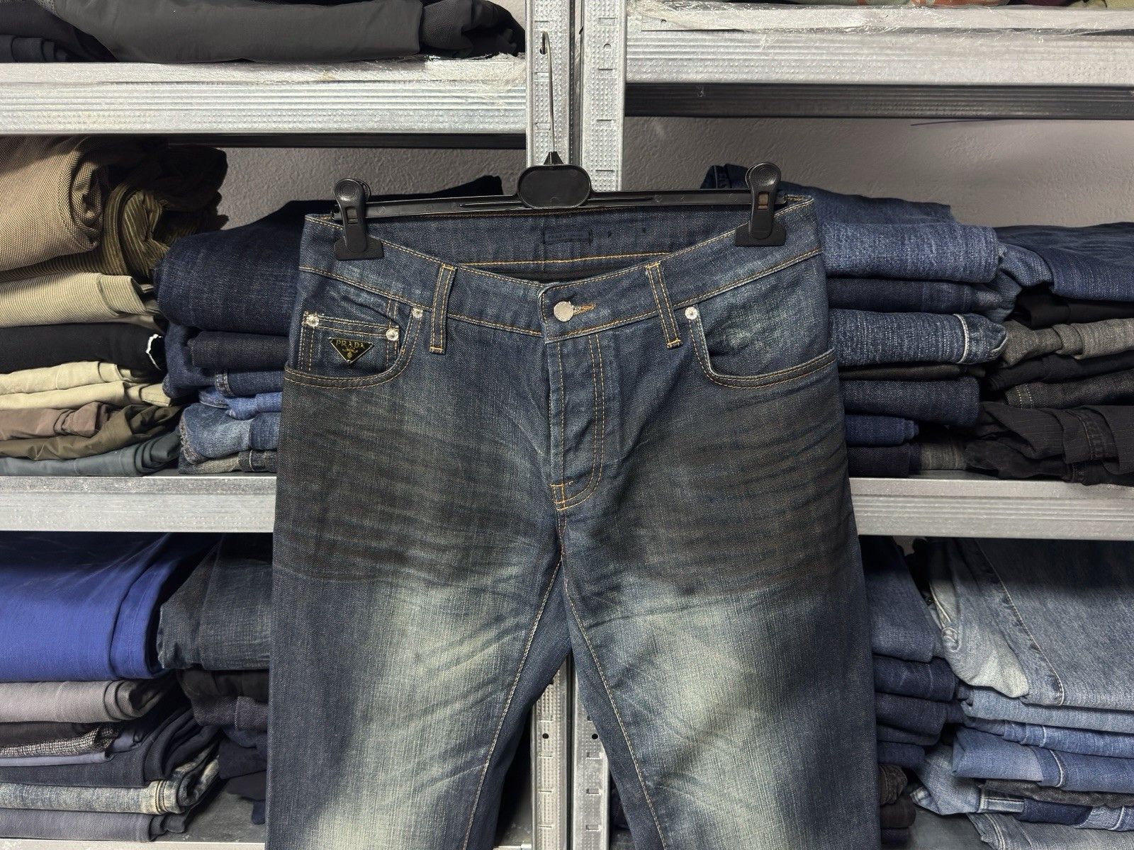 Prada PRADA Milano Indigo Wash Denim Jeans Straight Fit Made Italy Size US 31 - 3 Thumbnail
