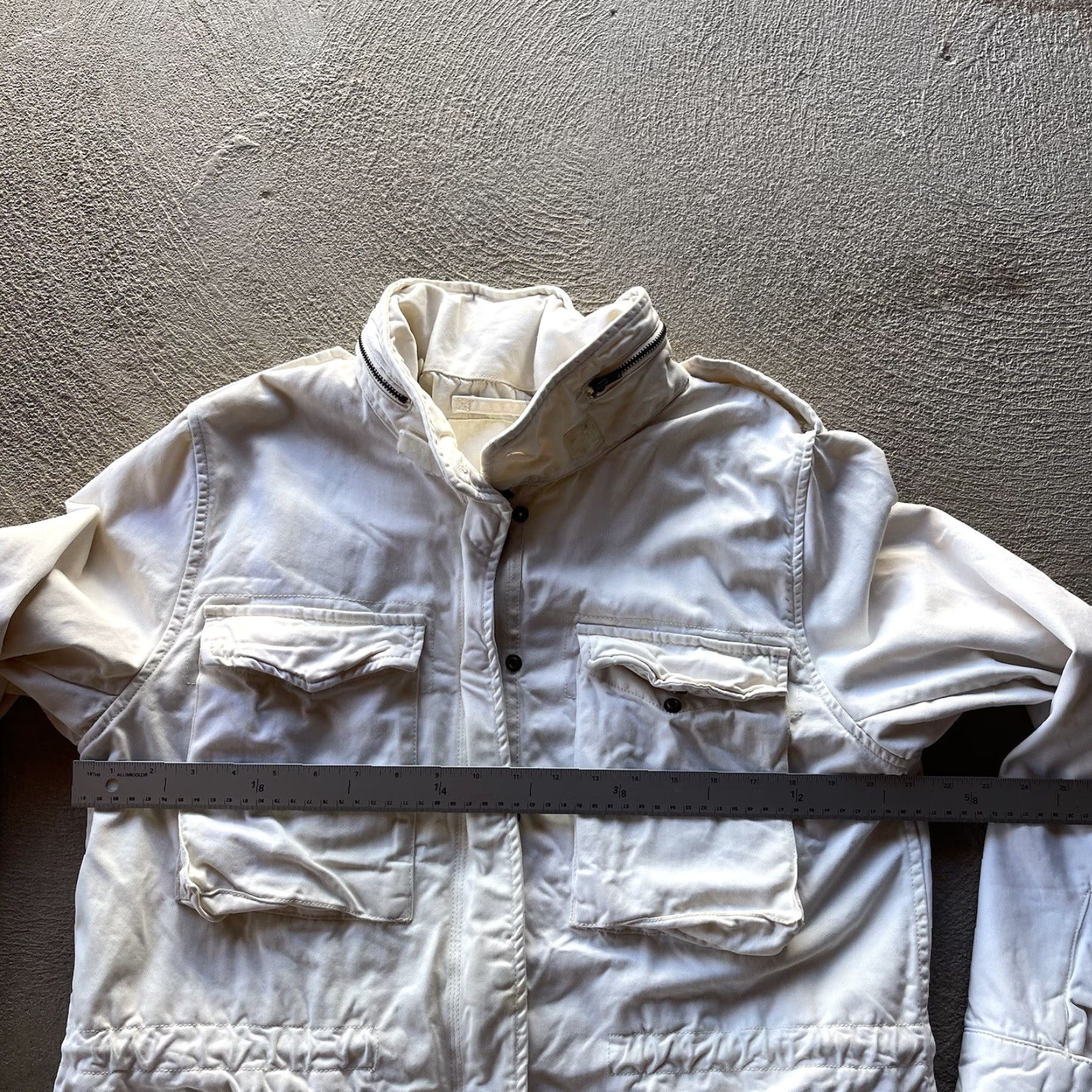 Polo Ralph Lauren Polo Ralph Lauren Jacket Womens Large White Military Zip Up Field Coat Army Classic Size L / US 10 / IT 46 - 6 Thumbnail
