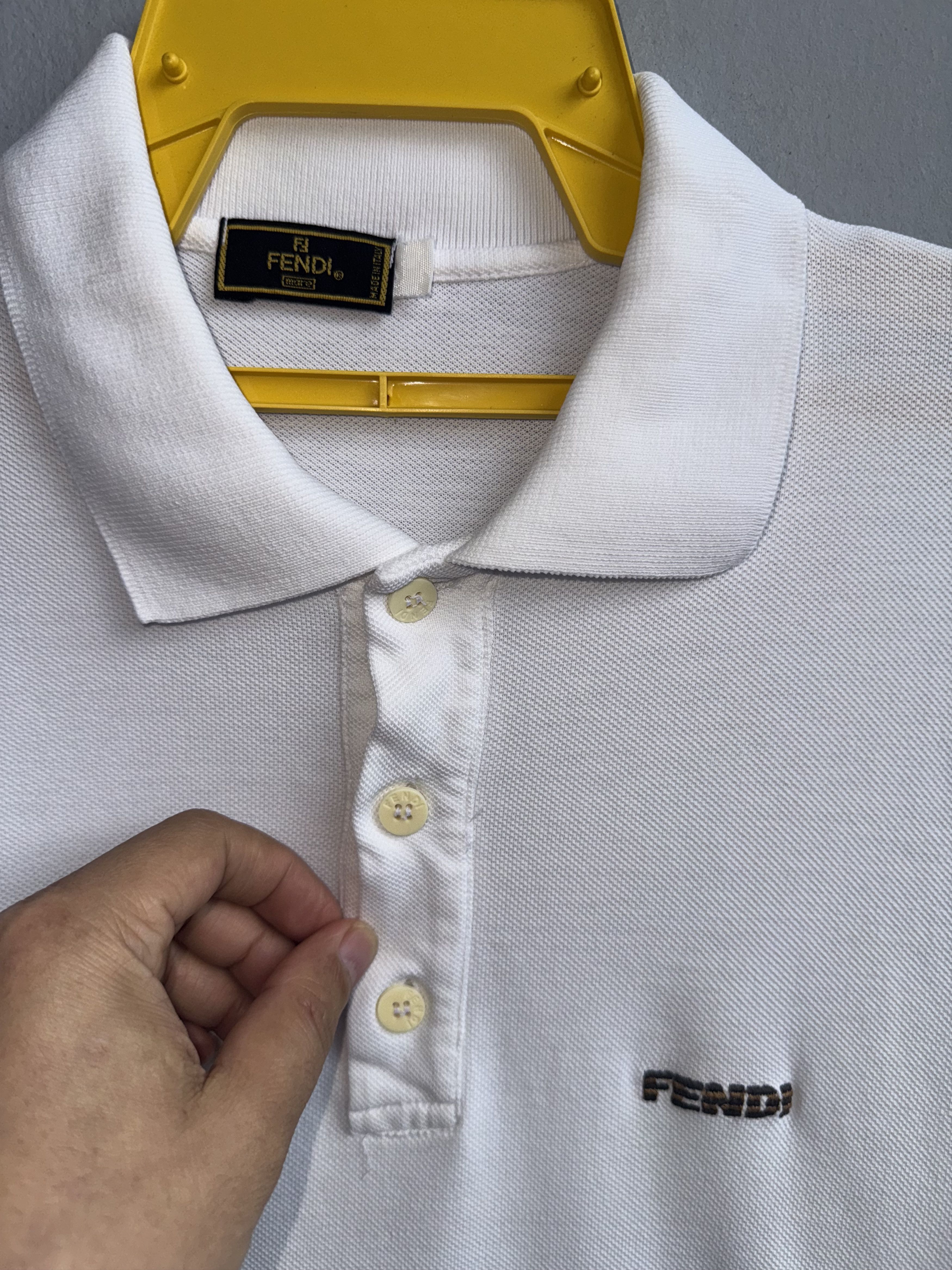 Fendi × Vintage Fendi Polo Vintage Shirt Size US L / EU 52-54 / 3 - 2 Thumbnail