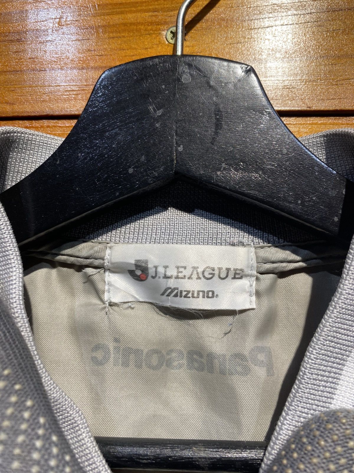 Mizuno Vintage J.League Mizuno x Panasonic Silver Bomber Jacket Size US L / EU 52-54 / 3 - 7 Thumbnail