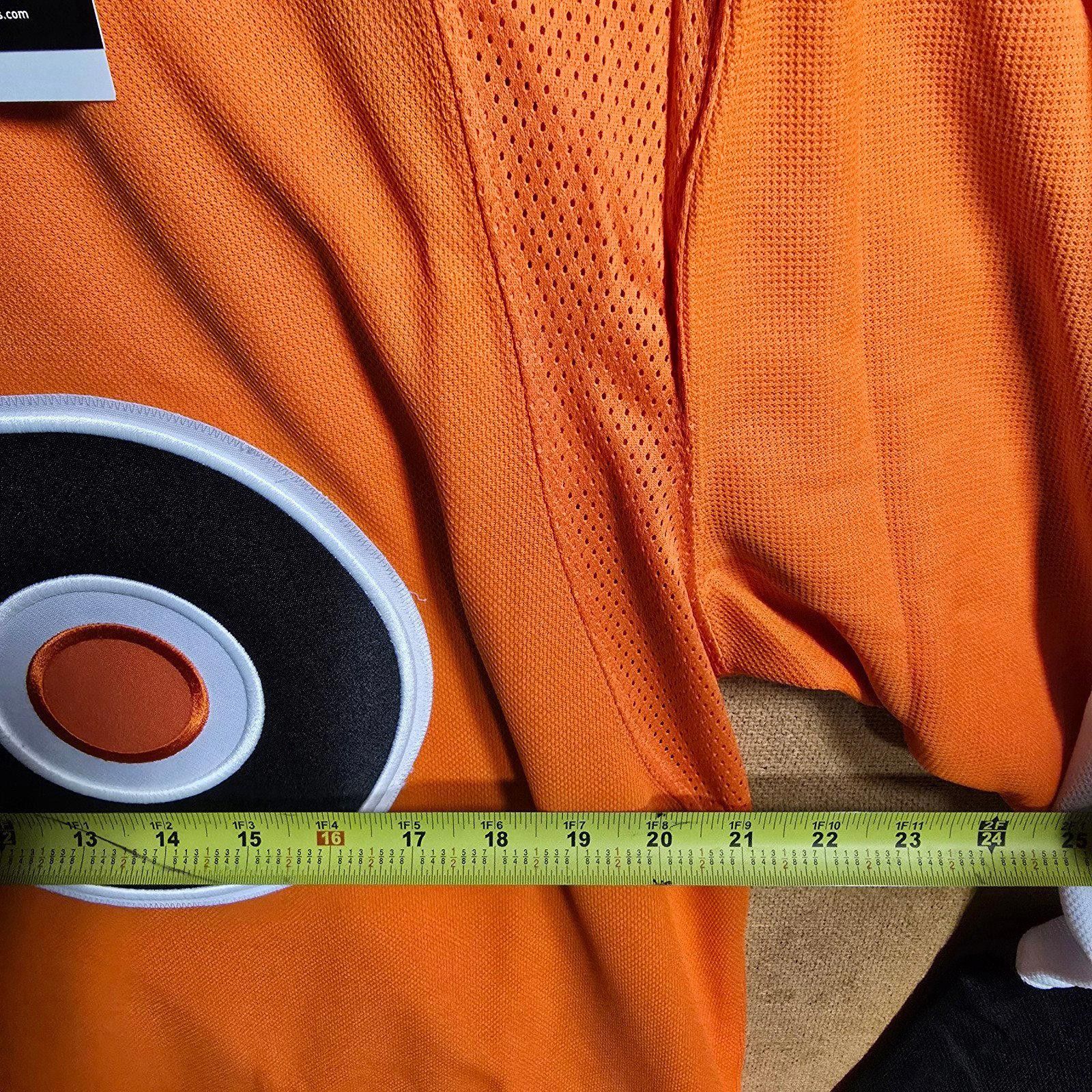 Adidas Philadelphia Flyers size 52 L Adidas Authentic Hockey Jersey Size US L / EU 52-54 / 3 - 6 Thumbnail