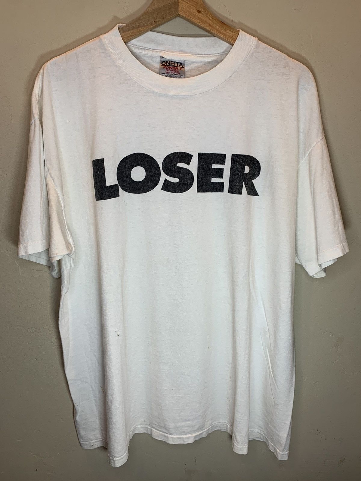 Band Tees *RARE* Vintage 1988 Sub Pop LOSER Kurt Cobain Nirvana Shirt Size US XL / EU 56 / 4 - 1 Thumbnail