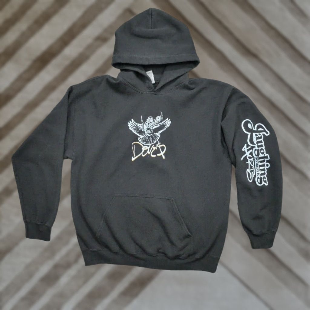 Gildan Mavi Hoodie Adult Large Black Rapper Hip Hop Laughing So Hard It Hurts Doves Men Size US L / EU 52-54 / 3 - 1 Thumbnail