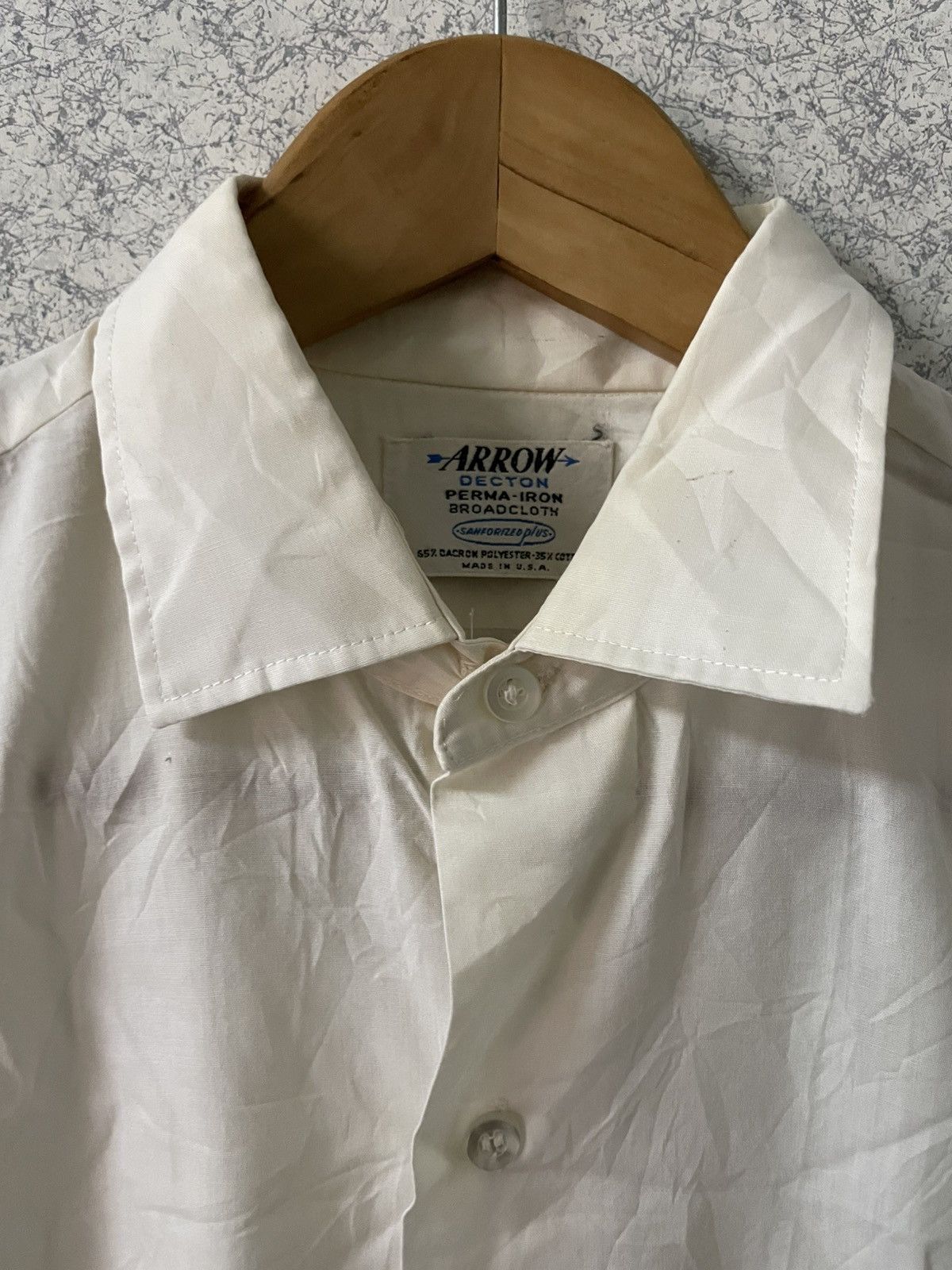 Arrow × Vintage True Vintage Shirt Mens 50s Sanforized Workshir Size US L / EU 52-54 / 3 - 8 Thumbnail