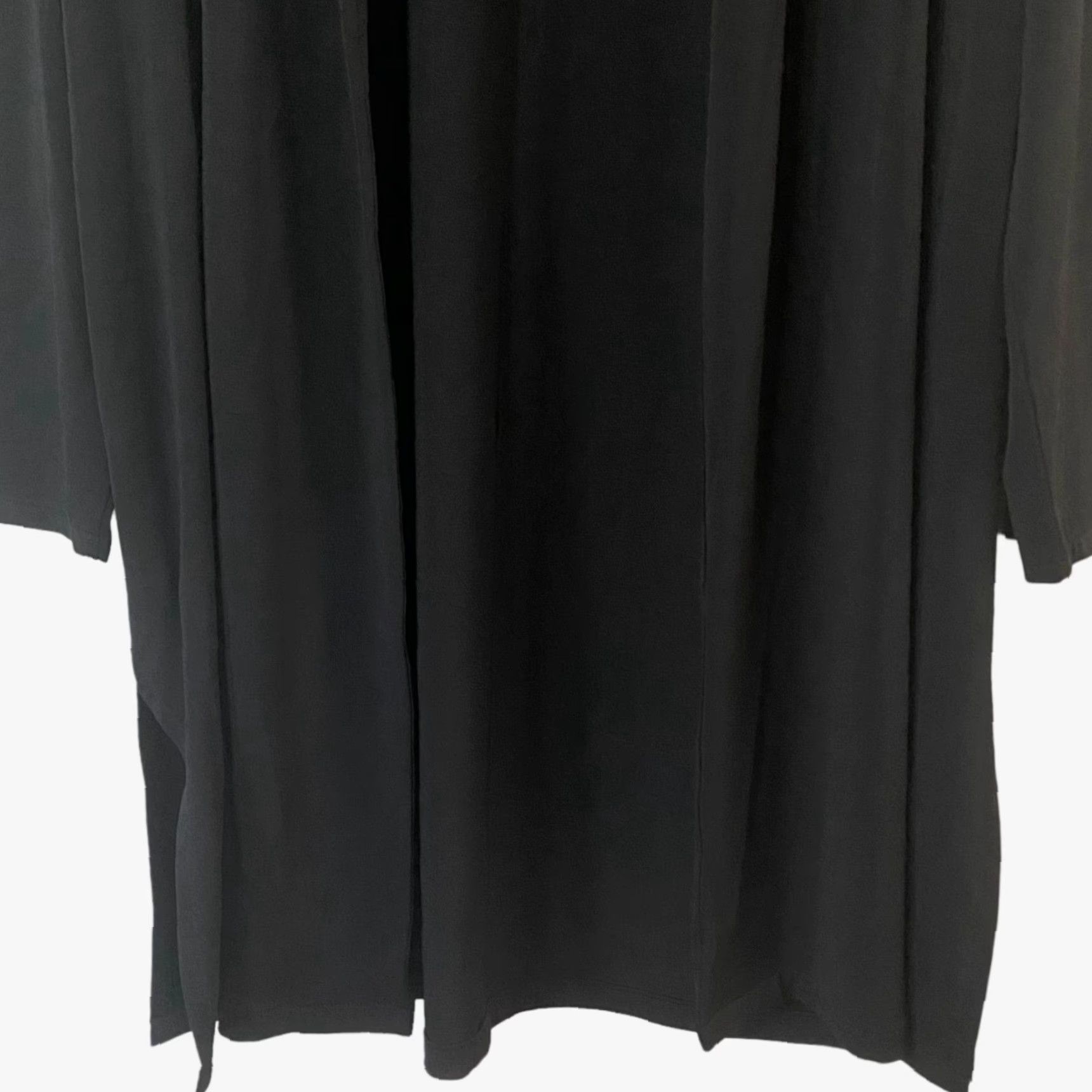 Halston Halston Cardigan Open-Front Black Long Sleeve Women's XL Drape Flowy Stretch Sweater Size XL / US 12-14 / IT 48-50 - 6 Thumbnail