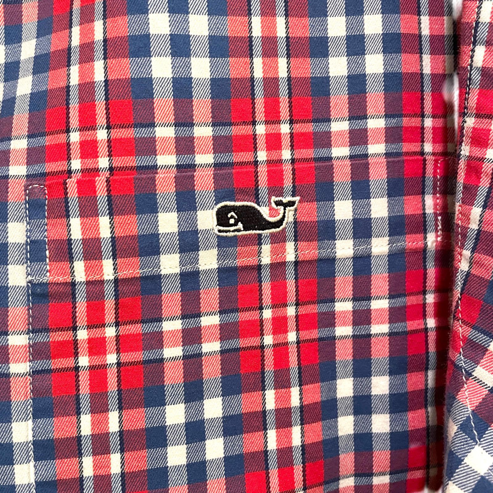 Vineyard Vines Vineyard Vines Slim Fit Red Plaid Button Down Shirt Men’s LS Size US M / EU 48-50 / 2 - 4 Thumbnail
