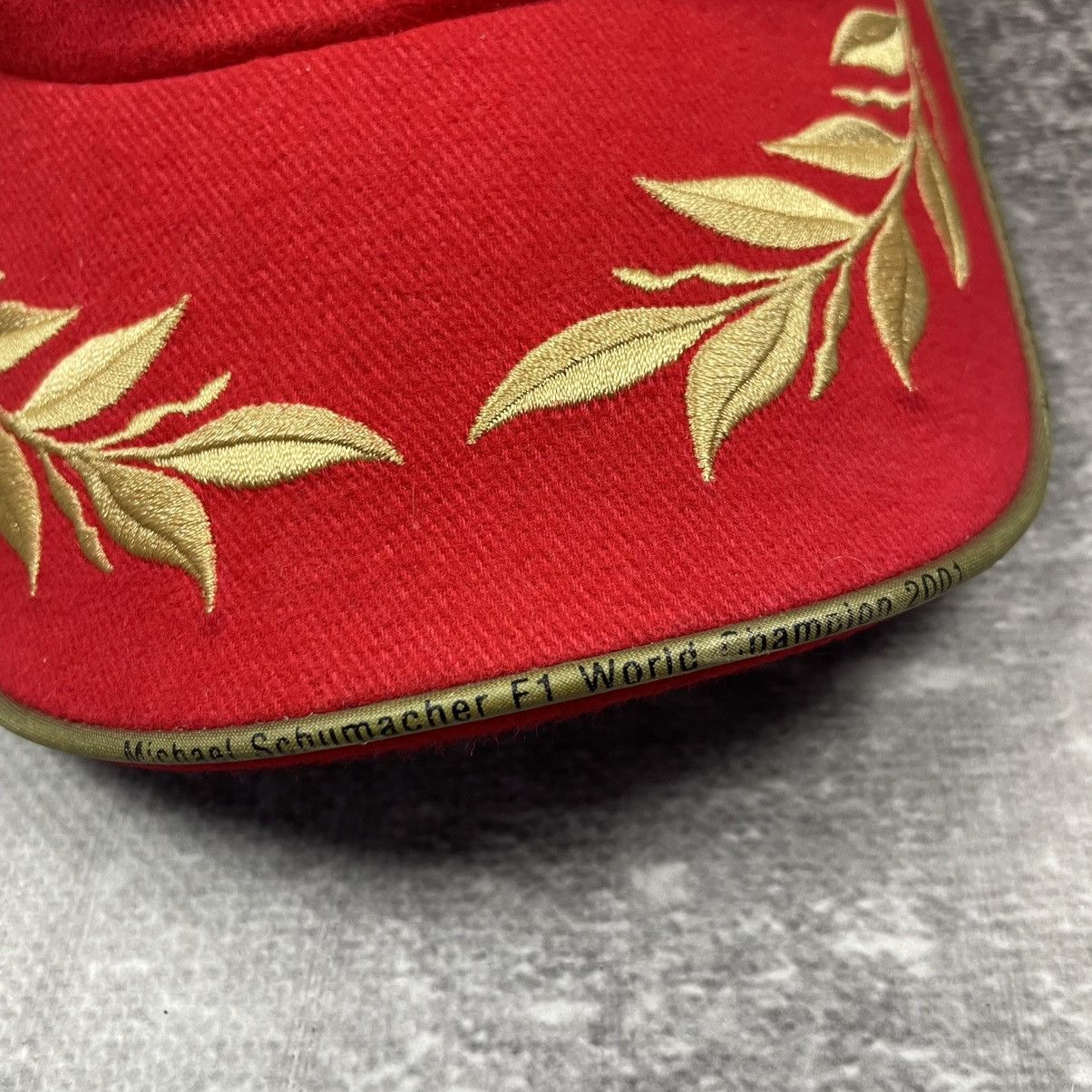 Ferrari Rare Ferrari 2001 World Champion Schumacher Cap Size ONE SIZE - 17 Thumbnail