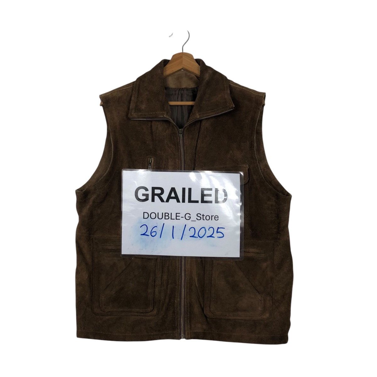 Japanese Brand 📌Vintage Genuine Leather Vest Unbranded Issey Miyake Size US M / EU 48-50 / 2 - 1 Thumbnail