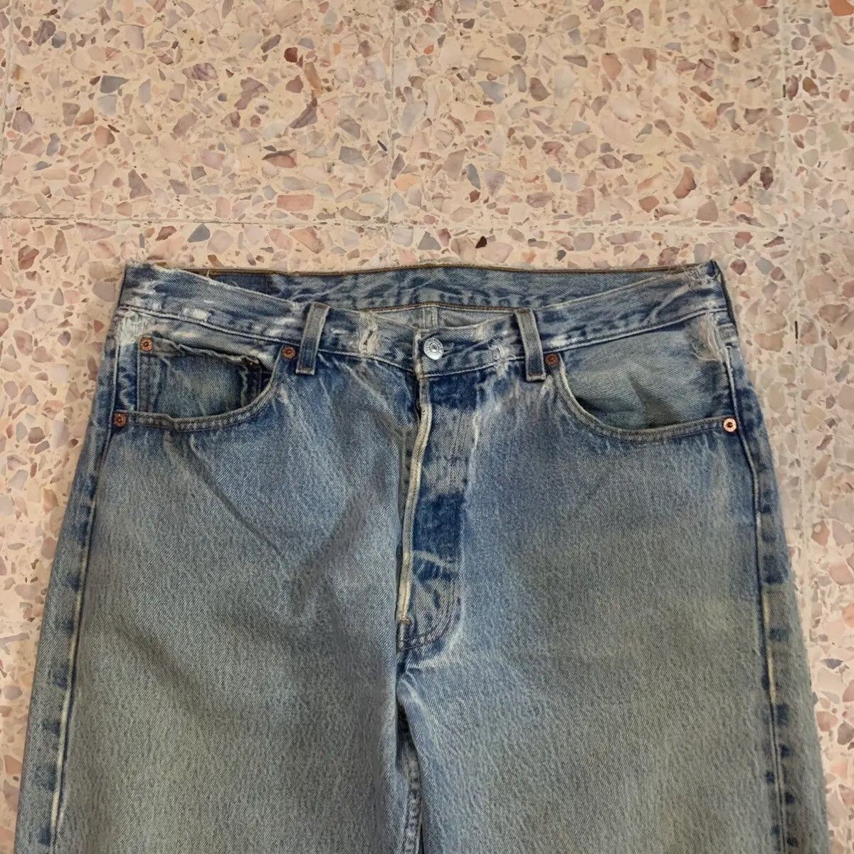Levi's 1990’s Vintage Levi’s 501xx Jeans 34x32 Levis Denim Pants Size US 34 / EU 50 - 2 Preview