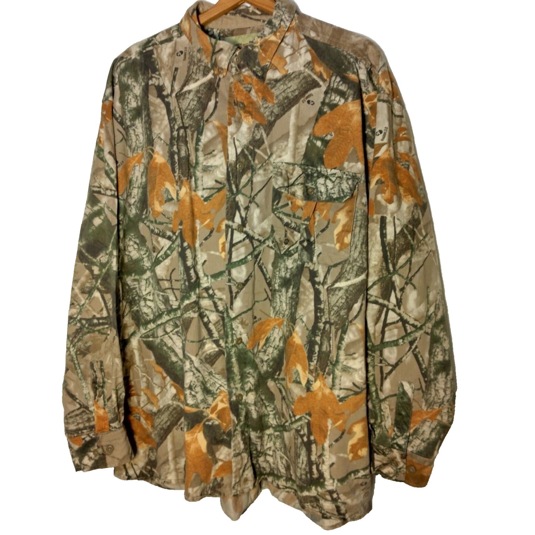 Vintage VINTAGE Outfitters Ridge Men’s Long Sleeve Tree Camo Shirt XL Casual Hunting Twill Fall Winter Size US XL / EU 56 / 4 - 2 Thumbnail
