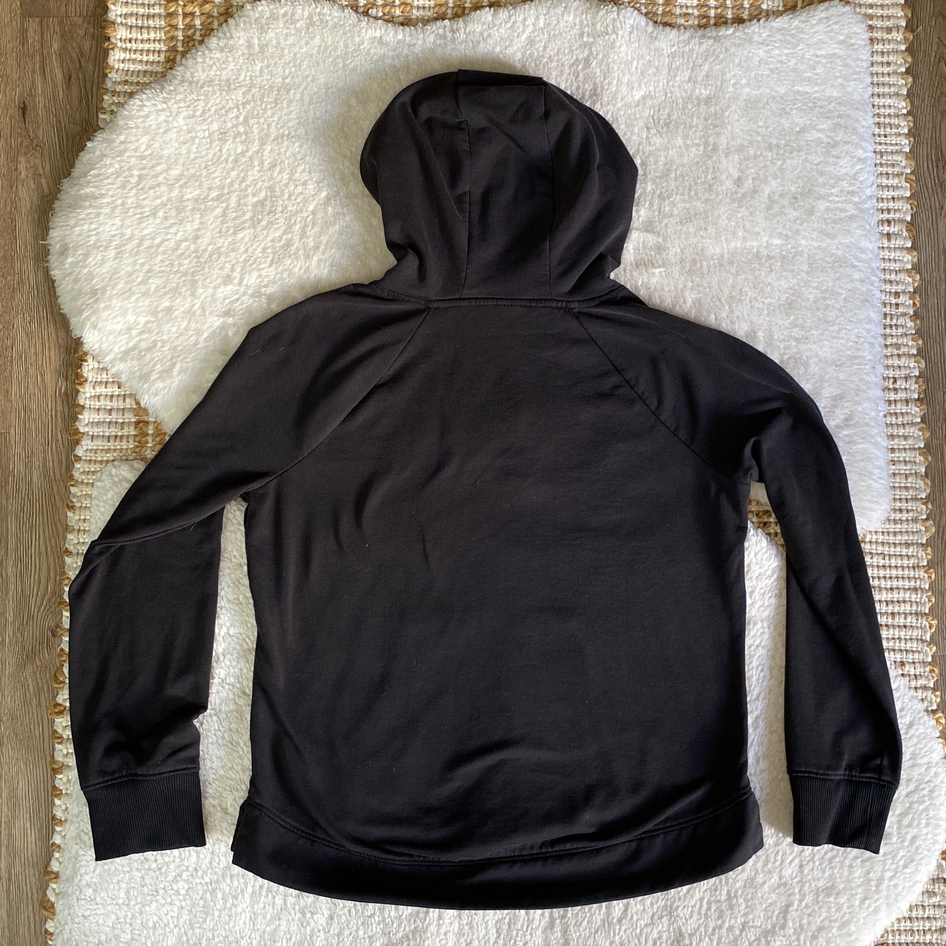 Athletic Works Athletic Works Black Pullover Hoodie Lined Kangaroo Pocket Size S / US 4 / IT 40 - 3 Thumbnail
