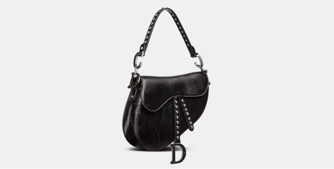 Dior o1w1db10125 Size: OS / Saddle Bag with Strap in Black Size ONE SIZE - 2 Thumbnail