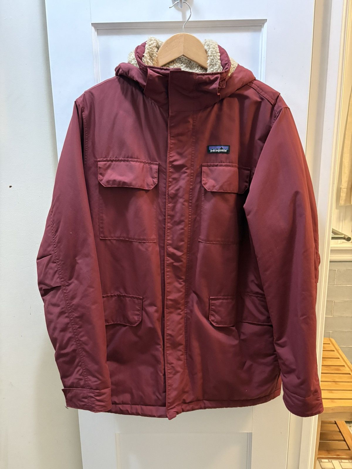 Patagonia Patagonia Men’s Isthmus Parka Sequoia Red Insulated Coat Size US L / EU 52-54 / 3 - 1 Thumbnail