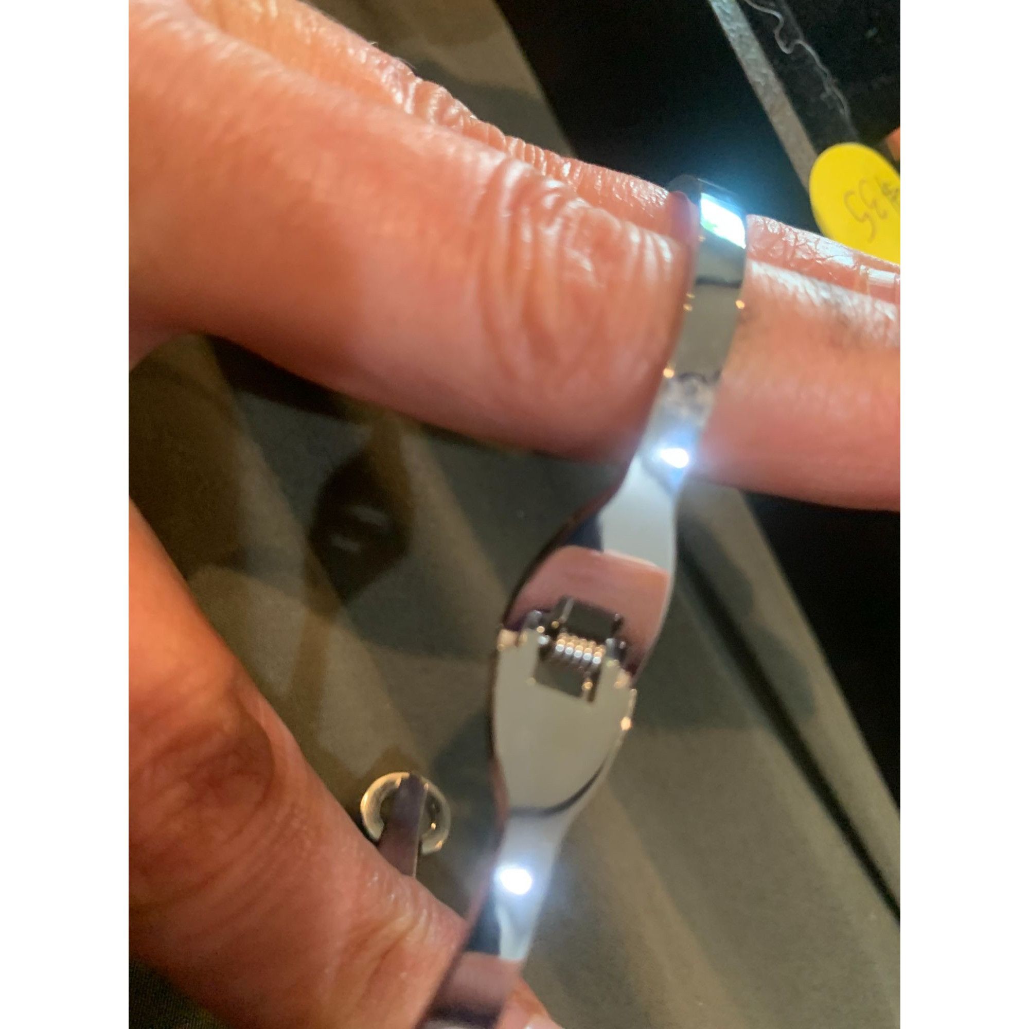 Other Stainless Steel MZ Collection Adjustable Bracelet With Rhine Size ONE SIZE - 3 Thumbnail