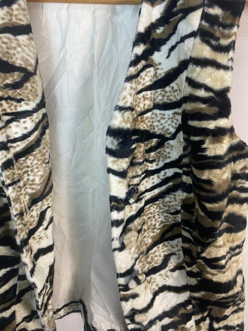 Designer × Vintage Vintage nikole short tiger stripe vest made in Australia Size S / US 4 / IT 40 - 3 Thumbnail