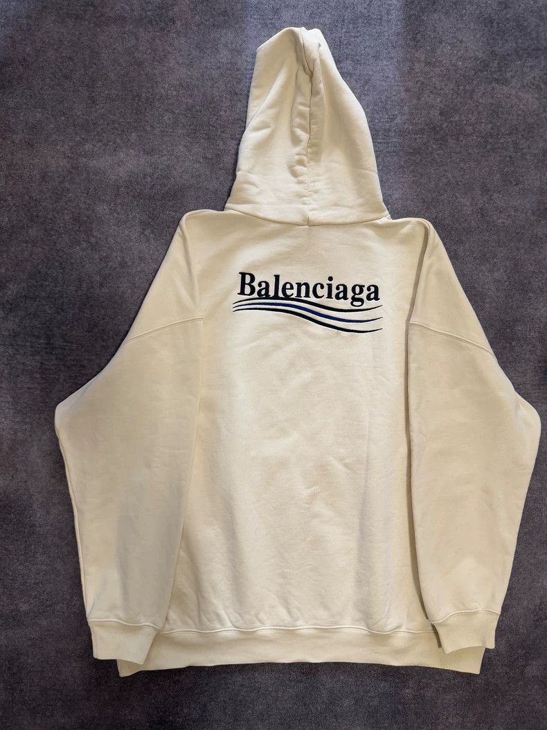 Balenciaga Off-white coke embroidered sweater