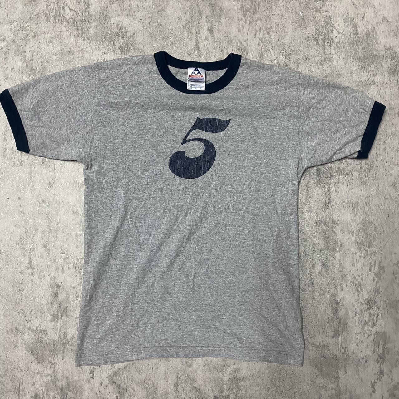 Other 1990s grey and black vintage number 5 baseball tee baseball Size US M / EU 48-50 / 2 - 1 Thumbnail