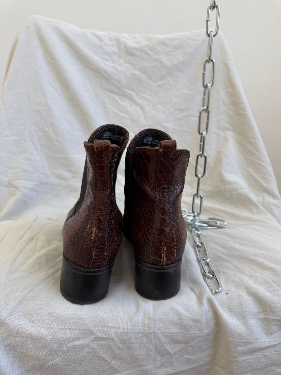Hedi Slimane Avant Garde hedi slimane Leather Pythone leather y2k vintage Size US 6 / EU 39 - 10 Thumbnail