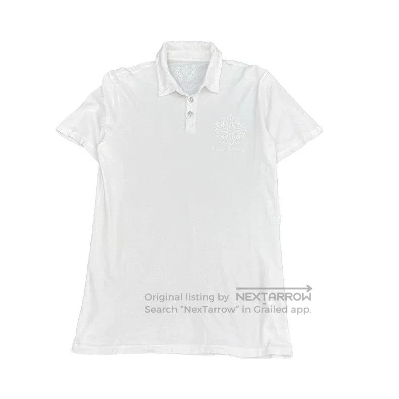 Chrome Hearts CHROME HEARTS Size S Silver button polo shirt Size US S / EU 44-46 / 1 - 1 Thumbnail