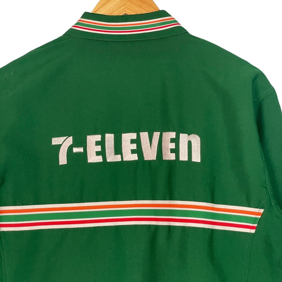 uniform experiment VTG Rare 7 Eleven Long Sleeve Uniform Jacket Size US L / EU 52-54 / 3 - 13 Thumbnail