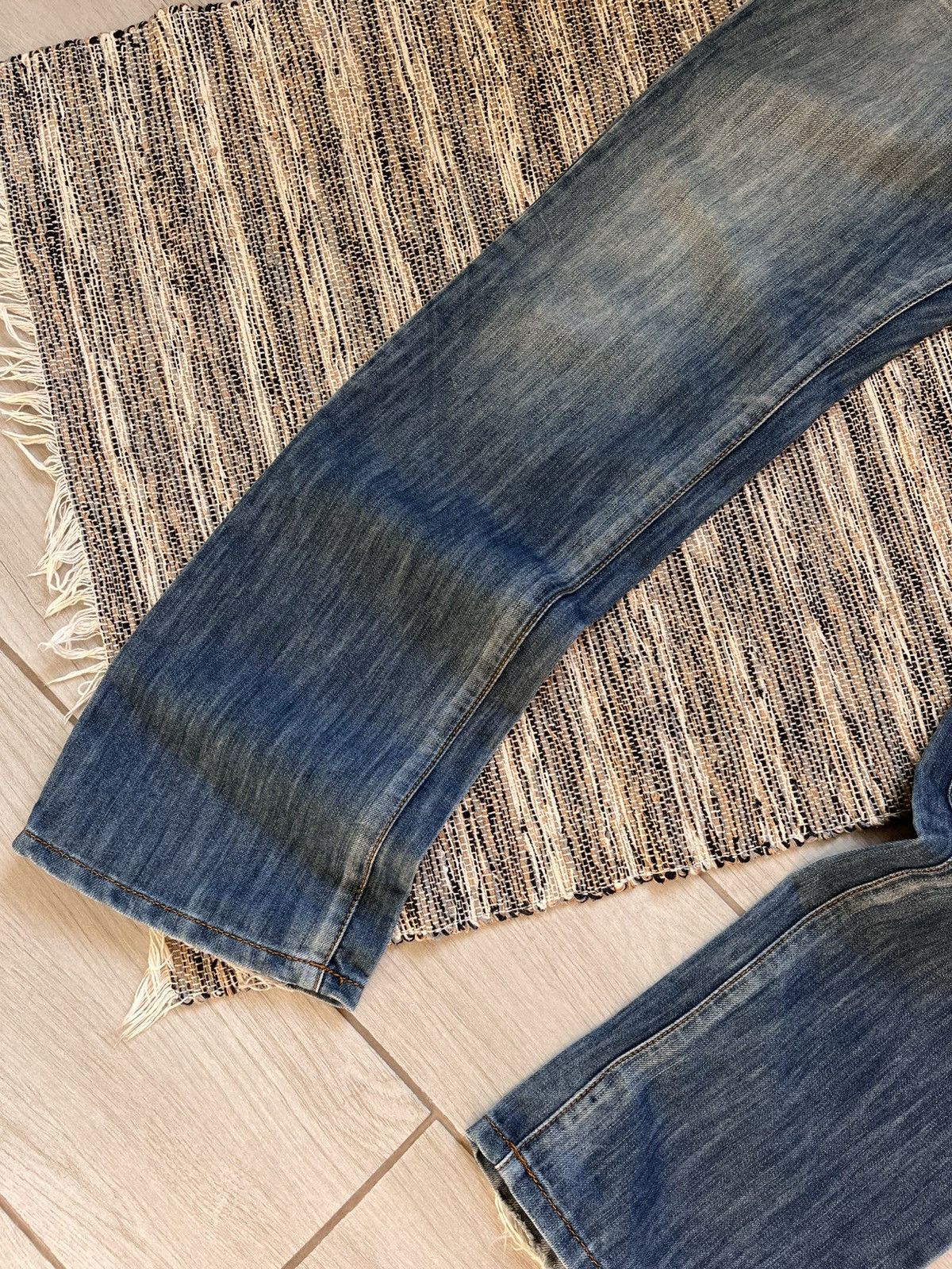 Just Cavalli × Vintage Vintage 00s Just Cavalli jeans faded distressed denim Y2K Size US 34 / EU 50 - 3 Thumbnail