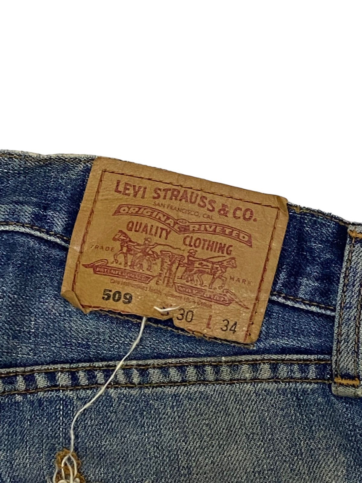 Japanese Brand × Levi's Levis Vintage Clothing 509 Mud Max Washed Coffee Button Fly Size US 29 - 12 Thumbnail